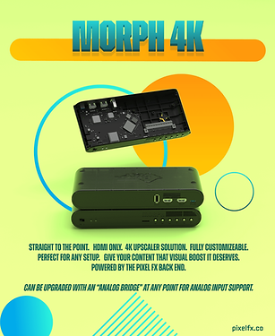 分配器・切替器 Morph 4k - HDMI Only Morph 4K | Pixel FX
